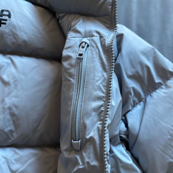 Aritzia Tna Mega Puff Shorty in XS - light grey! - Picture 5 of 11